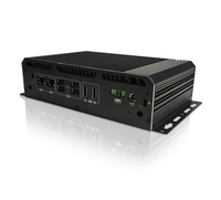 PC Industrial sin Ventilador, Mini Computadora con Windows 11 Pro, Pentium 4405, 8GB de RAM, 512GB SSD, 2 Puertos HD, 8 Puertos USB, 6 Puertos COM RS232/RS485