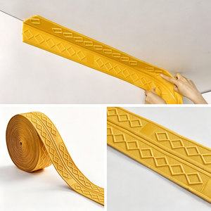 Bande de <span class=keywords><strong>moulure</strong></span> murale autocollante XPE imperméable moderne pour la maison, bordure décorative pour plafond à peler et coller - Product Image 2