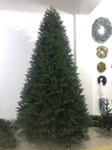 Precio de fábrica personalizado a prueba de fuego estructura con bisagras abeto completo PE árbol de Navidad para residencial - Product Image 5
