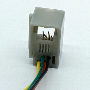 Conector Modular 616E 4P4C RJ9 hembra PCB Jack para teléfono auricular dispositivo <span class=keywords><strong>de</strong></span> comunicación accesorio <span class=keywords><strong>de</strong></span> montaje <span class=keywords><strong>de</strong></span> placa <span class=keywords><strong>de</strong></span> circuito - Product Image 2