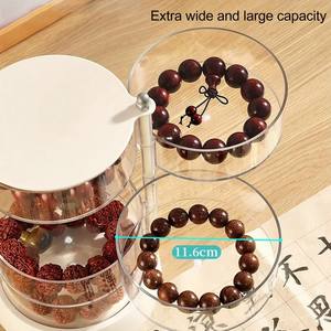 Оптовая продажа, органайзер для волос, 3/4/5 слоя, коробка для хранения ювелирных изделий, высококачественная прозрачная коробка для хранения для детей - Product Image 6