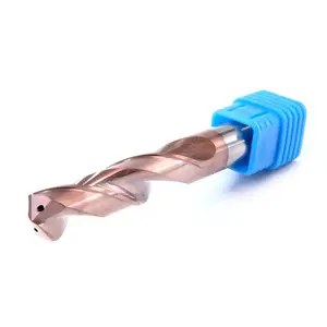 Carbide Insert Drilling Cutters Long Hole Solid Carbide Twist Drill Bits With Coolant Hole