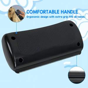 Pelusa de plástico Pet <span class=keywords><strong>Dog</strong></span> Grooming Brush <span class=keywords><strong>Hair</strong></span> Remover para perro de pelo largo - Product Image 2