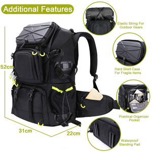 <span class=keywords><strong>Sac</strong></span> <span class=keywords><strong>à</strong></span> <span class=keywords><strong>dos</strong></span> pour <span class=keywords><strong>appareil</strong></span> <span class=keywords><strong>photo</strong></span> DSLR/SLR, Extra Large, pour <span class=keywords><strong>randonnée</strong></span> en plein air, Trekking, nouveauté - Product Image 4