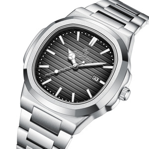 Hot Sale POEDAGAR 613 Men's Stainless Steel Quartz Watch High Quality Business Fashion with Calendar Waterproof Sports Watch - Product Image 2