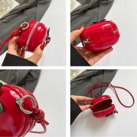 Mode Apple petits sacs à bandoulière pour femmes léger Portable dames Mini sac à bandoulière décontracté filles PU sacs à main porte-monnaie