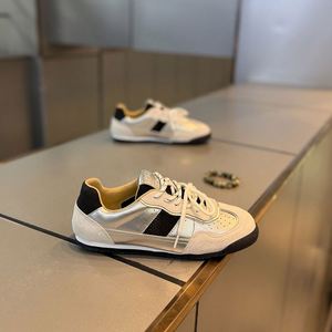 2026 New Original Design Leather Mesh Patchwork Trendy Casual s - Anti-slip and Comfortable Walking s - Product Image 5