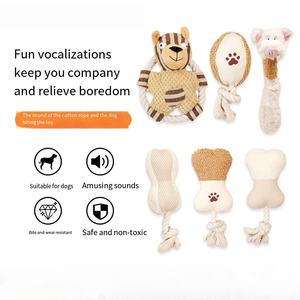 Sıcak satış oynak <span class=keywords><strong>Pet</strong></span> köpek vokal oyuncak seti dayanıklı köpek gıcırtılı çiğneme oyuncağı interaktif kedi diş temizleme oyuncak - Product Image 2