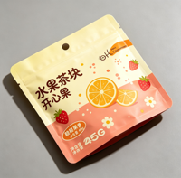 Sachet souple de qualité alimentaire avec fermeture éclair, personnalisable, en plastique, pour l'emballage de fruits secs, de snacks et d'aliments secs