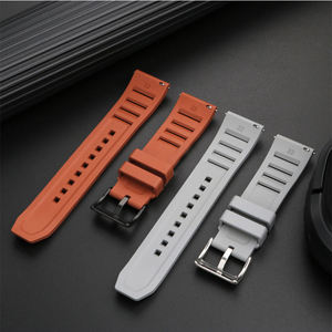 Nouveau bracelet en caoutchouc Fluoro 20mm pour <span class=keywords><strong>Omegaswatch</strong></span> bande de sport à dégagement rapide étanche montre intelligente accessoires mode bracelet de montre - Product Image 3