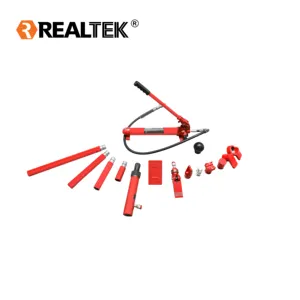 Realtek手工作车工具组10t液压动力便携式车身修理千斤顶套件