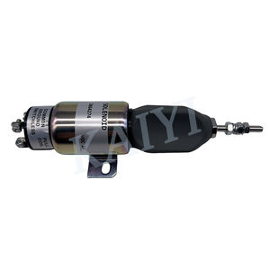 Nouveau 3864274 solénoïde d'arrêt de carburant 24V électrovanne d'arrêt pour pièces d'excavatrice de moteur Diesel d'excavatrice de R215-<span class=keywords><strong>7</strong></span> de SANY LONKING LOVOL - Product Image 2
