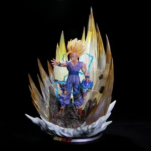 2022 OEM Customized PVC Resin toys HIGH Quality Action & toy Cloak Special Effects Edition Shining anime figures Son Gohan DBZ