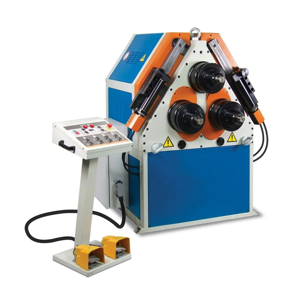 Máquina de dobra de rolo hidráulico do perfil rbm30hv, 3 rolos de placa, máquina de dobra de seção hidráulica de smac