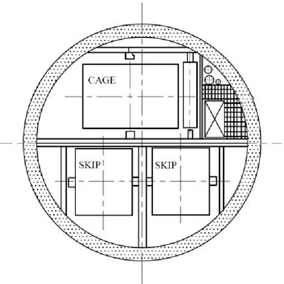 Shaft Sinking and Mine Elevator Vertical Conveyor with Beam Structure
