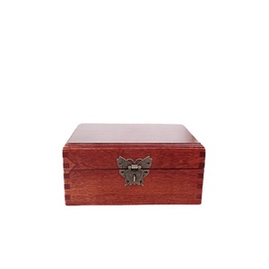 Caja de Almacenamiento de Madera Rectangular con Tapa, Decorativa, para Uso en el Hogar, Joyería, Exhibición de Certificados de Boda - Product Image 5