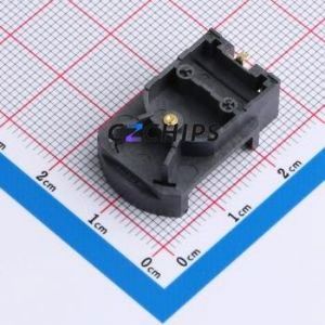 BS-170A02 Button & Strip Battery Connector SMD Connector Battery Holder Phosphor Bronze Gold - Product Image 2