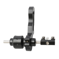 Repose-flèches Decut D-Tec2 pour arc à poulies, en alliage de précision noir, pour tir à l'arc et chasse en extérieur