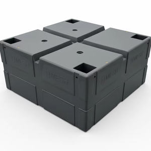 GDZH กล่องลอยน้ำรูปทรงกากบาทแบบใหม่ ทุ่นลอยน้ำแบบกล่องโฟม  ท่าเทียบเรือลอยน้ำแบบเติมโฟม EPS สะพานลอยน้ำพลาสติกโฟมสำหรับท่าจอดเรือ - Product Image 1