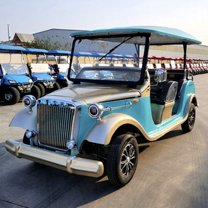 Voiture électrique vintage classique à faible consommation d'énergie et faible bruit, 4 couleurs personnalisables, configuration sur mesure, pour parcs à thème et villes - Product Image 1