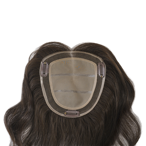 ท็อปเปอร์ผมมนุษย์ระบายอากาศได้ดีสำหรับผู้หญิงสีผมบางๆสำหรับฤดูร้อนของ2025 - Product Image 1