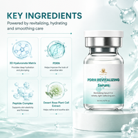 Sérum Visage Revitalisant PDRN 5ml avec Complexe Peptidique Matriciel Hyaluronate 3D pour une Hydratation et un Lissage Quotidiens des Soins du Visage