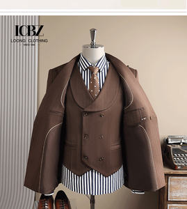 Costume thermique en <span class=keywords><strong>laine</strong></span> et velours côtelé pour <span class=keywords><strong>homme</strong></span>, costume d'affaires d'usine, vêtements de travail, sur mesure pour l'extérieur - Product Image 3