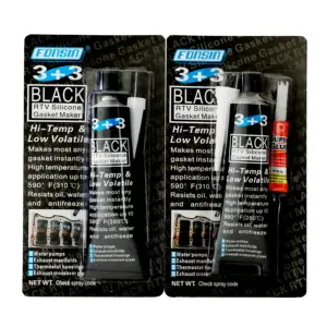 100% Silicone Rubber Liquid Sealant Black silicon sealants colored adhesives Sparko High Tech RTV gasket maker
