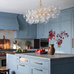 Lustre moderne de luxe en verre avec éclairage LED, lampes suspendues, <span class=keywords><strong>luminaire</strong></span> pour salle à manger, salon, intérieur - Product Image 2