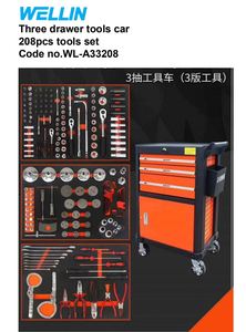 Công Cụ Ngăn Kéo Xe Với 3 Ngăn Kéo Lớp/4 Ngăn Kéo Lớp/7 Ngăn Kéo Lớp Màu Cam - Product Image 5