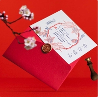Porte-cartes pliable personnalisé pour cartes de remerciement après-vente, invitations, emballages et étiquettes