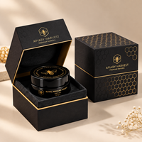 Boîte cadeau haut de gamme pour pot de miel, boîte d'emballage en carton pour le stockage du miel
