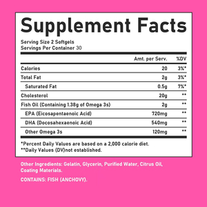 Highly Effective Fish Oil Omega 3 Softgels Healthcare <b>Supplement</b> Omega 3 Fish Oil Omega 3 Softgels Support Cardiovascular Health - Product Image 6
