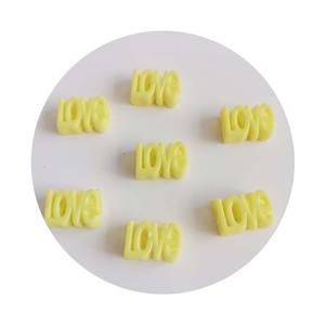 ולנטיין של היום אטומה מילה אהבה חרוזים אקריליים חור גדול חור רב תבשיל מכתב אהבה חרוזי - Product Image 6