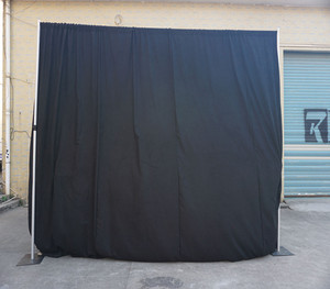 Aluminum Backdrop Pipe Drape With Base Plate <b>Adjustable</b> Drape and Pipe Kit for Wedding Events - Product Image 6