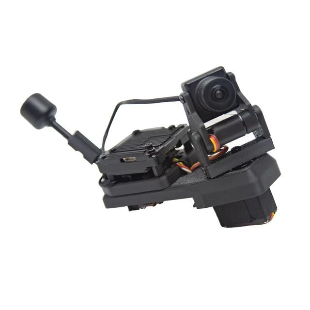 ATOMRC Hi-Resolution Wide Angle Gimbal 1 Axis 2 Axis with Servo for FPV Airplane & Fixed Wing RC Model Plastic Material