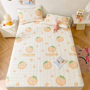 Prim soğutma serme yatak takım <span class=keywords><strong>3</strong></span> adet düz yatak çarşafı ve yastık basit tarzı ile otel yaz uyku konfor için bitki desen - Product Image 6