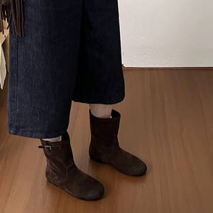 Bottes de cowboy occidentales vintage 2026 à bout rond, rehaussantes, confortables et tendance, toutes occasions - Product Image 3