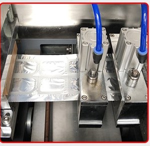 Machine d'emballage sous blister automatique PLC HMI pour miel, <span class=keywords><strong>beurre</strong></span>, fromage, pilules, comprimés, capsules - Product Image 4