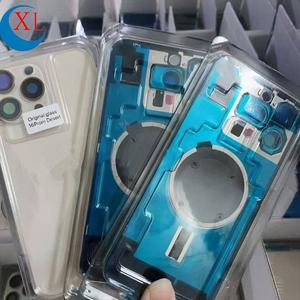 Grote opening mobiele telefoon behuizingen vervangende achterkant glazen <span class=keywords><strong>cover</strong></span> batterijklep voor iPhone 17 16 15 14 Pro Max 16E 16Pro 16Plus - Product Image 1