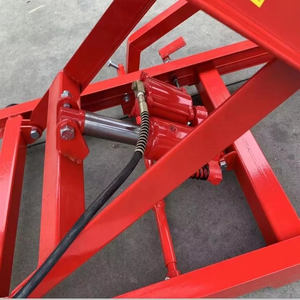 Elevador Hidráulico para Motocicleta, Plataforma de Elevación de Tijera de Alta Resistencia de 800LBS, Alimentado por Aire, un Cilindro para Reparación de Bicicletas - Product Image 1