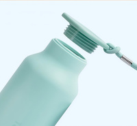 Gobelet d'eau pliable en silicone créatif, bouteille d'eau rétractable portable, gourde de sport, tasse de voyage