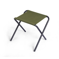 Table pliante rectangulaire de style croisé pour l'extérieur, tabouret ultra-léger en acier carbone, chaise portable en tissu Oxford, banc pour le camping et la pêche