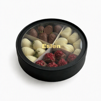 Boîte en carton rigide biodégradable de qualité alimentaire avec revêtement en aluminium pour l'emballage du chocolat