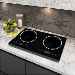 Cuisinière à induction infrarouge double, plaque à induction infrarouge <span class=keywords><strong>mixte</strong></span>, deux foyers combinés, cuisinière hybride avec de bonnes technologies <span class=keywords><strong>et</strong></span> matériaux - Product Image 5