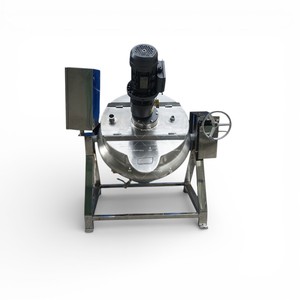Olla Eléctrica Ace para Salsas, Equipo para Caramelizar Frutos Secos, Máquina Mezcladora con Chaqueta y Agitación de 20L - Product Image 3
