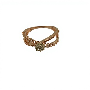 Anillo de Diamantes en Oro Rosa Premium al Mejor Precio para Uso Diario y Ocasiones Especiales, Combinación Perfecta para Diamantes - Product Image 1