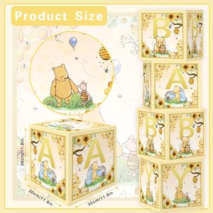 Di fascia alta <span class=keywords><strong>da</strong></span> 30cm con stampa Winnie per scatola a sorpresa transfrontaliera per bambini e famiglia decorazione per festa di compleanno puntelli fotografici per alimenti zuccherati - Product Image 3