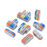 LT-623 Mini Quick Connect Terminal 2-in-6 Fast Wire Connector 32A 0,08-4mm Nylon Kupfer für Energie anwendungen 0,08-4mm Nylon