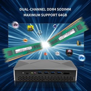 Mini PC AMD Radeon Pro WX <span class=keywords><strong>Vega</strong></span> <span class=keywords><strong>M</strong></span> <span class=keywords><strong>GL</strong></span> Graphics Core I5 8305G 9USB <span class=keywords><strong>M</strong></span>.2 PCIE4 Computadora para juegos - Product Image 5
